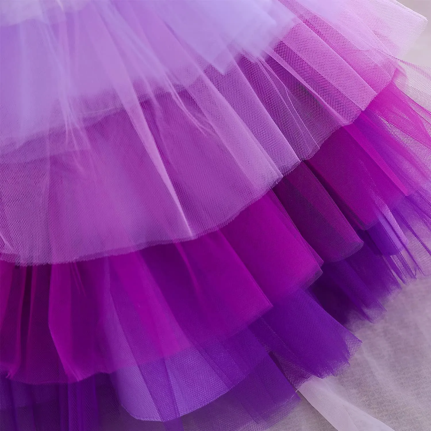 Flower Baby Girl Lace Dress Toddler Tulle Sleeveless Bow Princess Party Wedding Pageant Bridesmaid (0-6T)