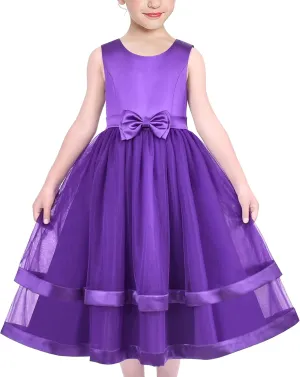 Flower Girl Dress Elegant Party Ball Gowns Vintage Pageant Princess Formal Dress