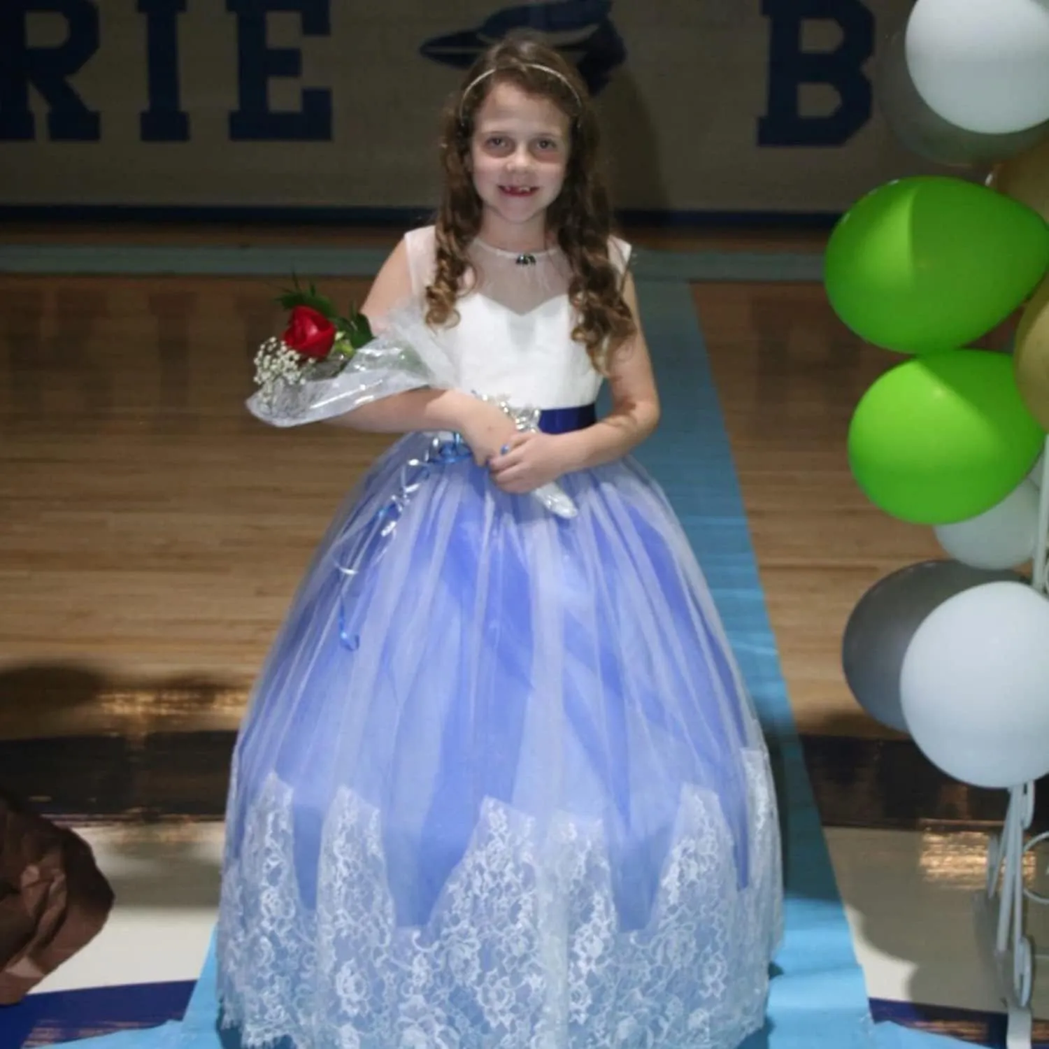 Flower Girl Dress for Wedding Kids Lace Pageant Ball Gowns