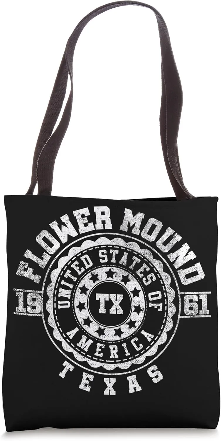 Flower Mound TX | Texas | Vintage City Apparels Tote Bag