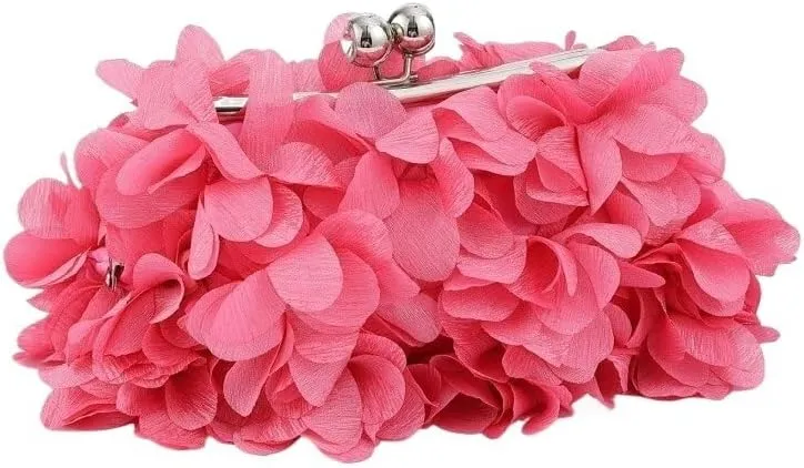 Flower Petal Bag Women's Handbag Flower Crossbody Shoulder Bag Dress Bag Hanfu Cheongsam Bag