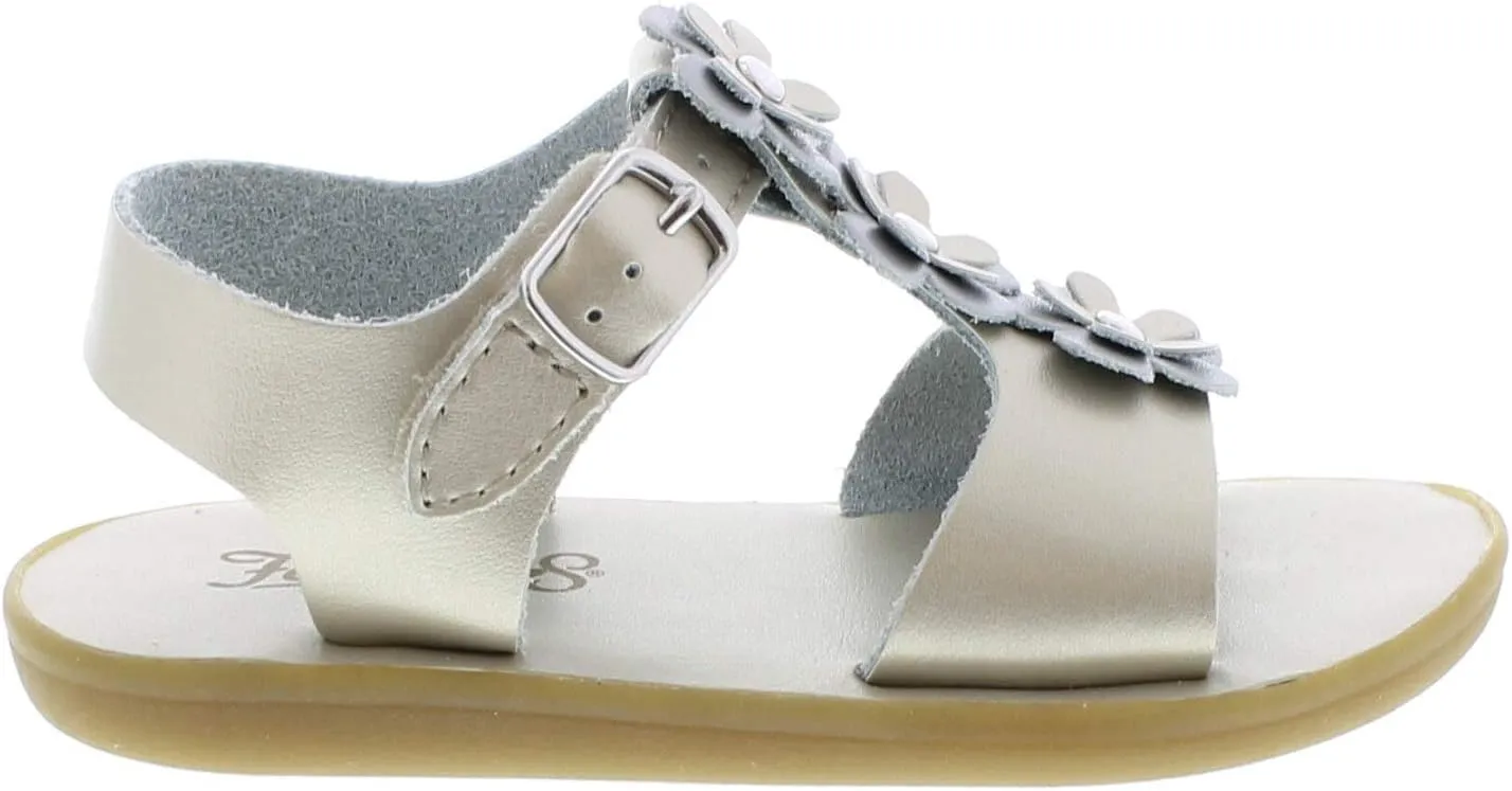 FOOTMATES Jasmine and Eco-Jasmine Waterproof Sandals for Girls and Boys with Slip-Resistant, Non-Marking Outsole and Strap Closure for Infants, Toddlers, and Kids Ages 0-12