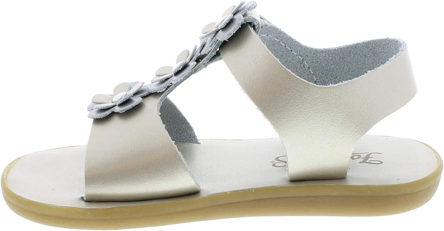 FOOTMATES Jasmine and Eco-Jasmine Waterproof Sandals for Girls and Boys with Slip-Resistant, Non-Marking Outsole and Strap Closure for Infants, Toddlers, and Kids Ages 0-12
