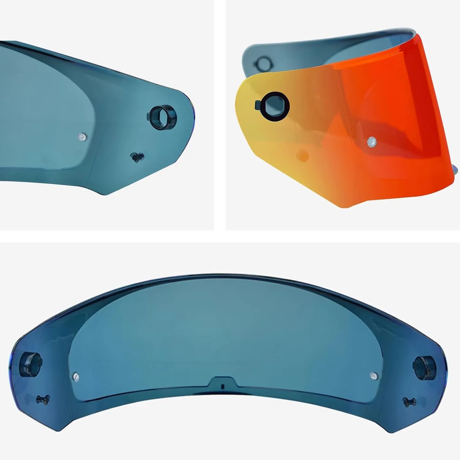 for LS2 Helmet Visor Replacement, For Ls2 Helmets Outer Shield (Dark Smoke)