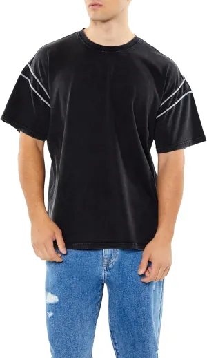 Forever 21 Men's Two-Tone Mineral Wash Tee