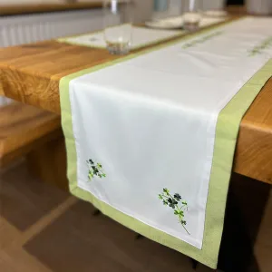 Forty Shades of Green Shamrock Table Runner