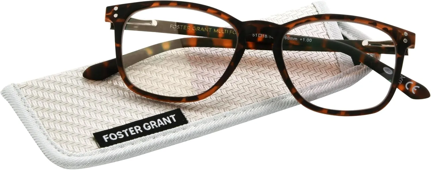Foster Grant Camden Multifocus Reading Glasses Rectangular