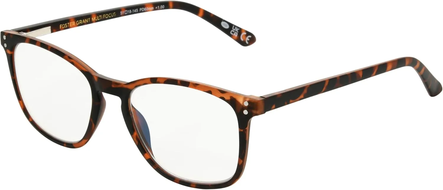 Foster Grant Camden Multifocus Reading Glasses Rectangular