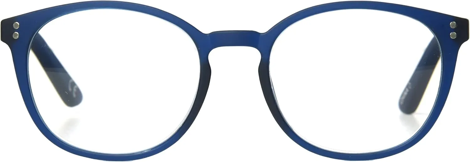Foster Grant Joey Anti-Fog Blue Light Readers Round Reading Glasses