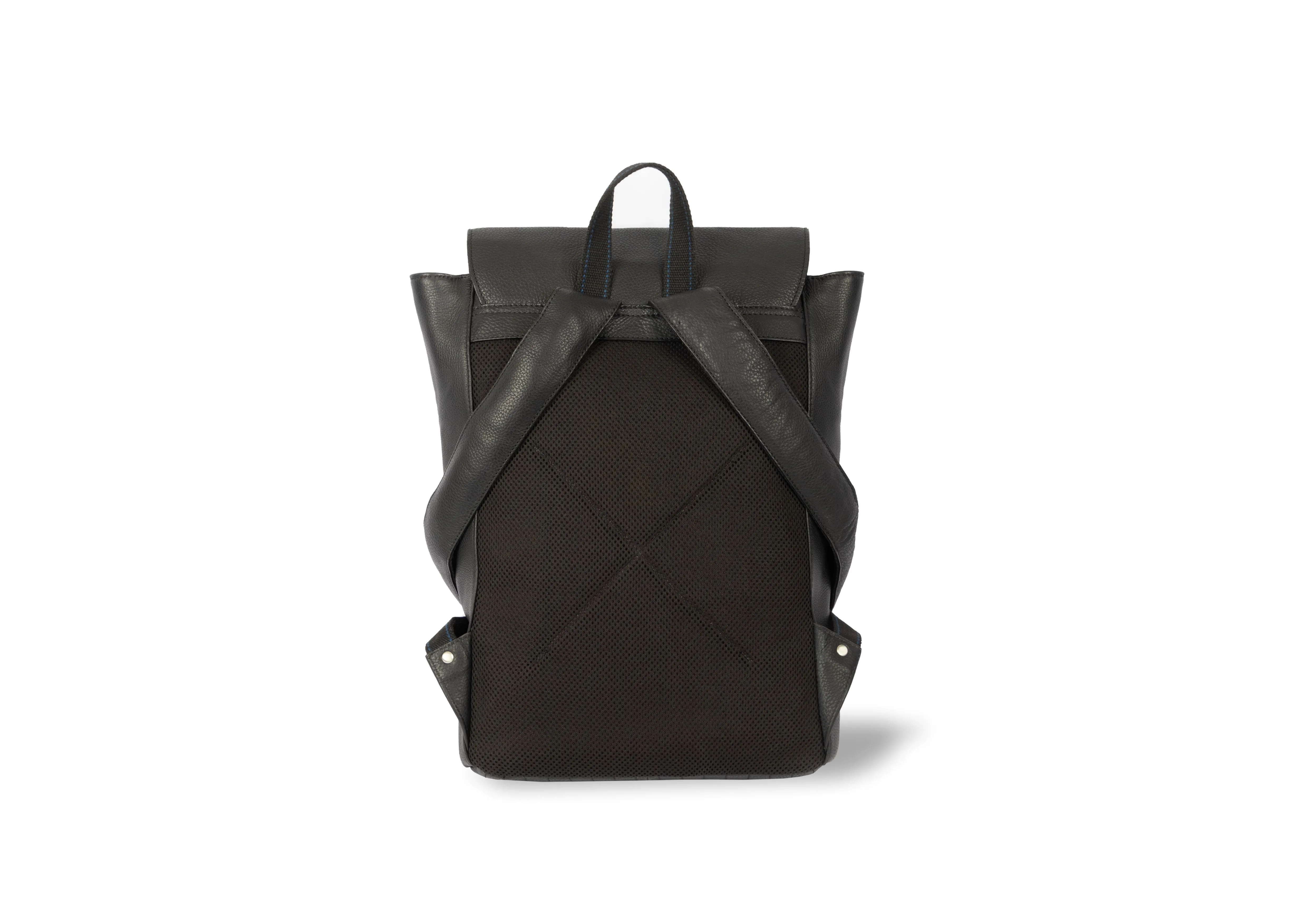 Foster Leather Backpacks - Black
