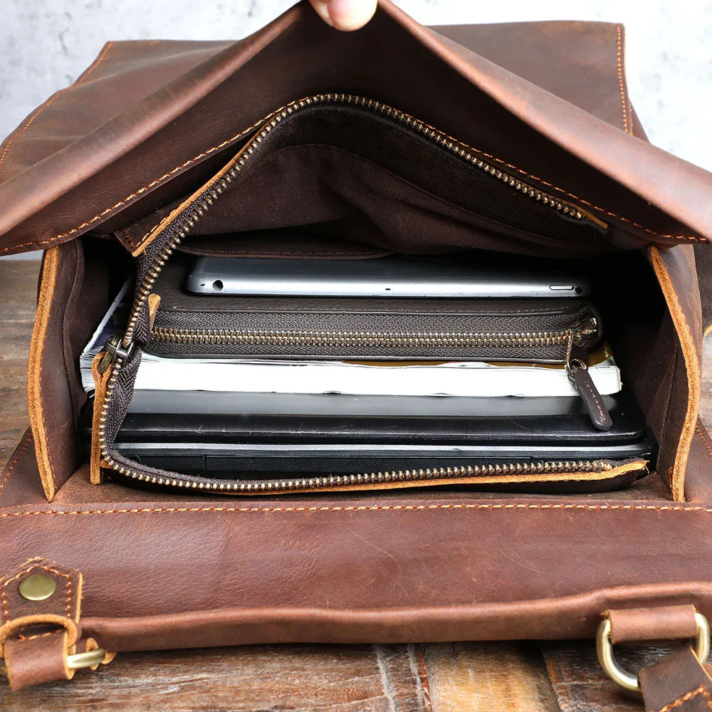 Full Grain Leather Backpack | Uluru