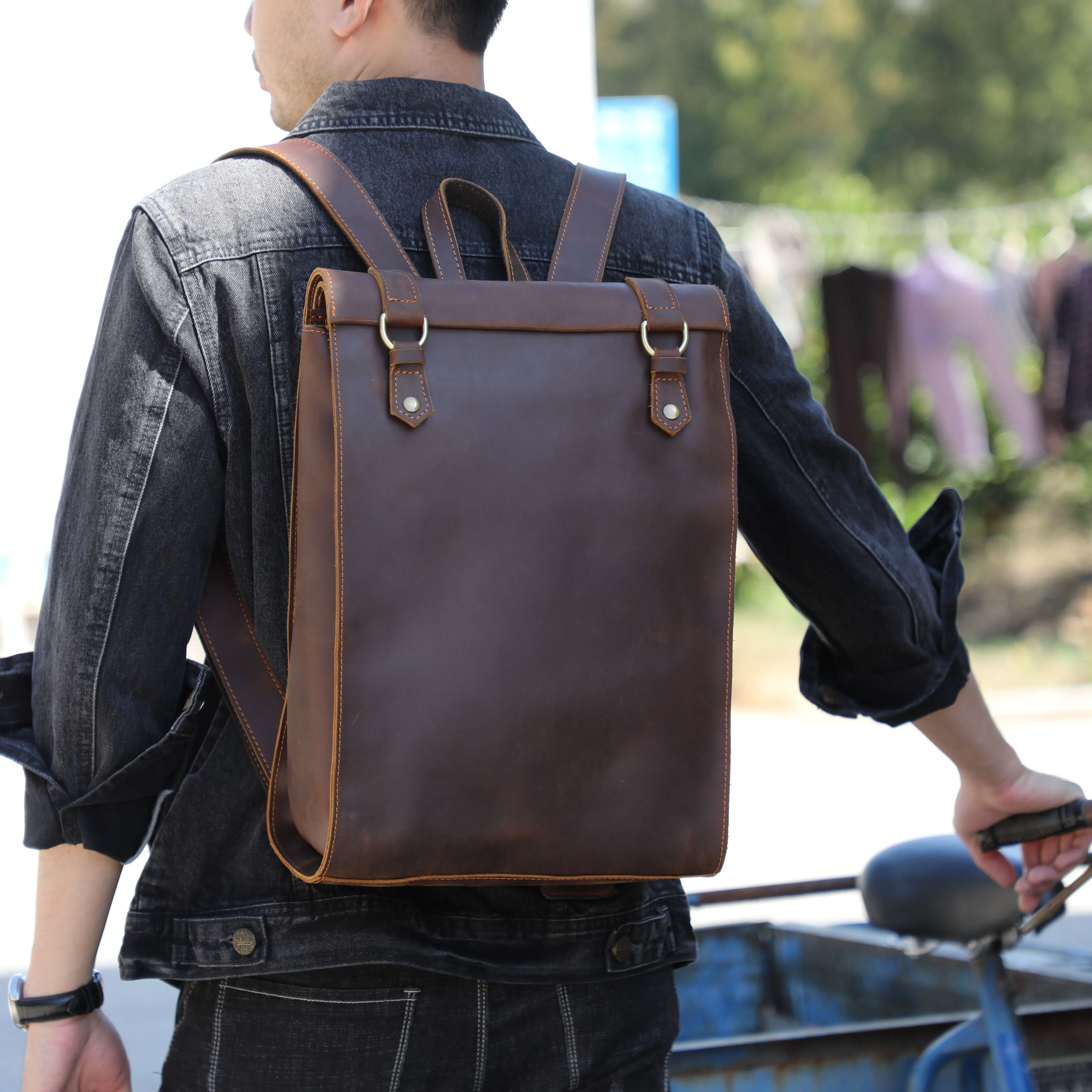 Full Grain Leather Backpack | Uluru