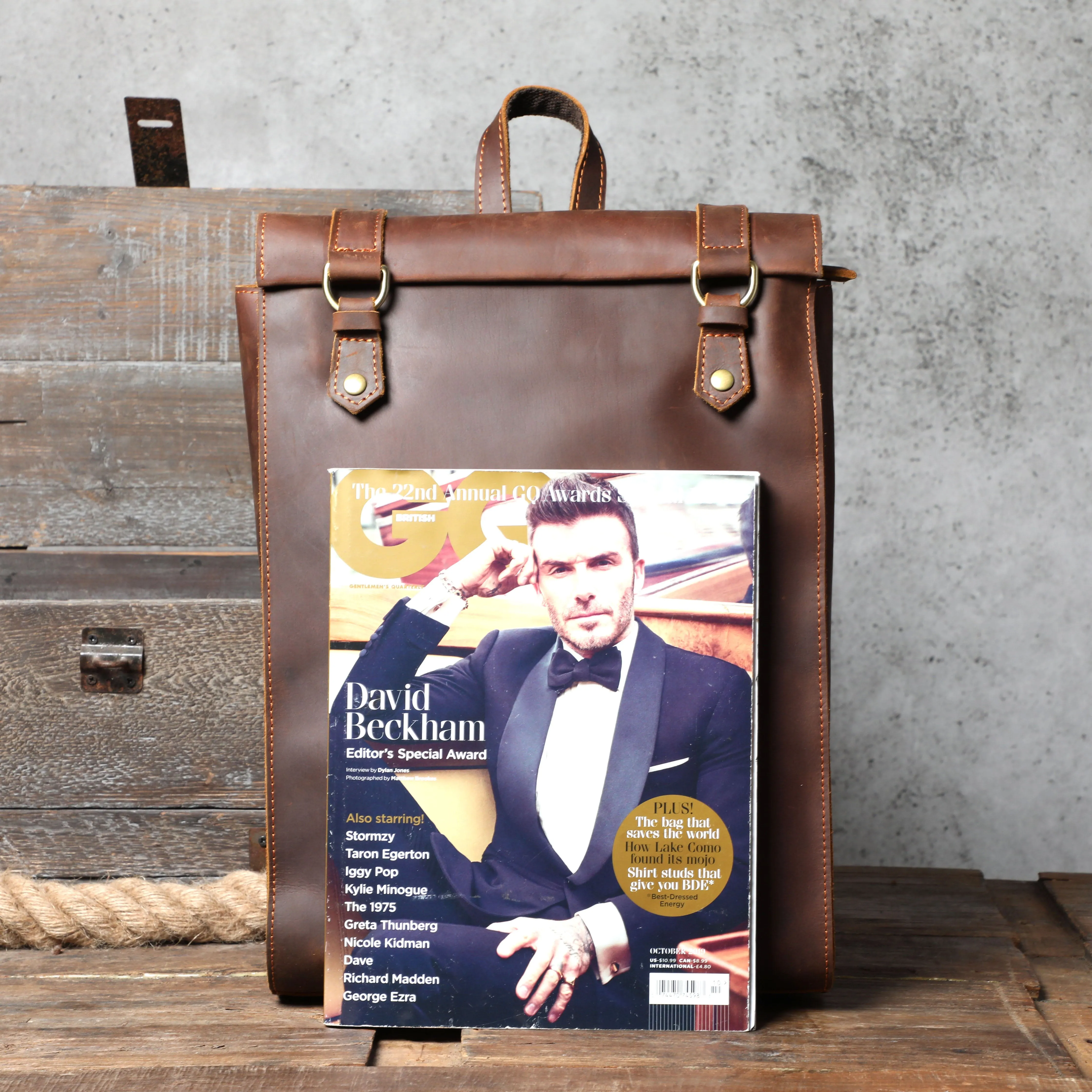 Full Grain Leather Backpack | Uluru