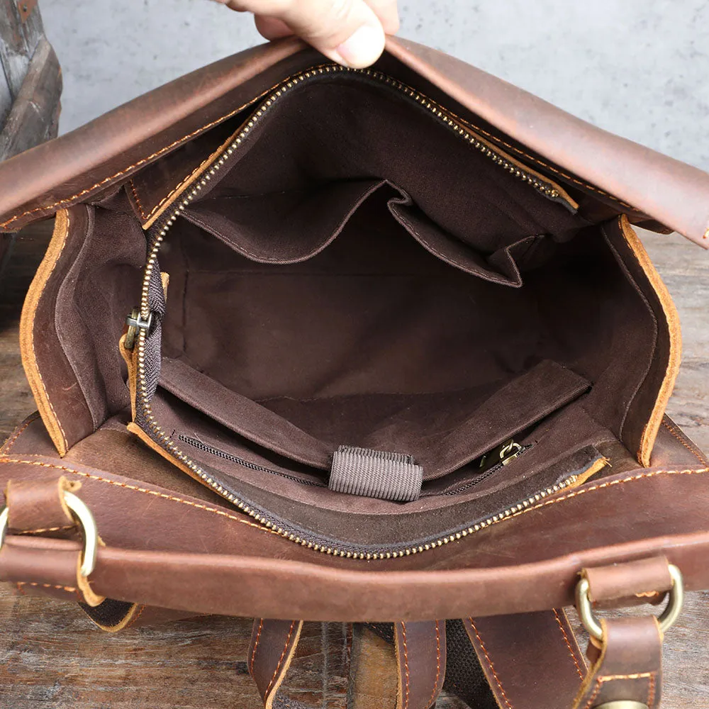 Full Grain Leather Backpack | Uluru