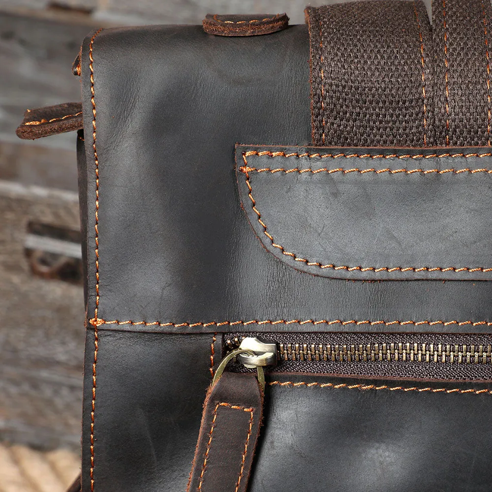 Full Grain Leather Backpack | Uluru