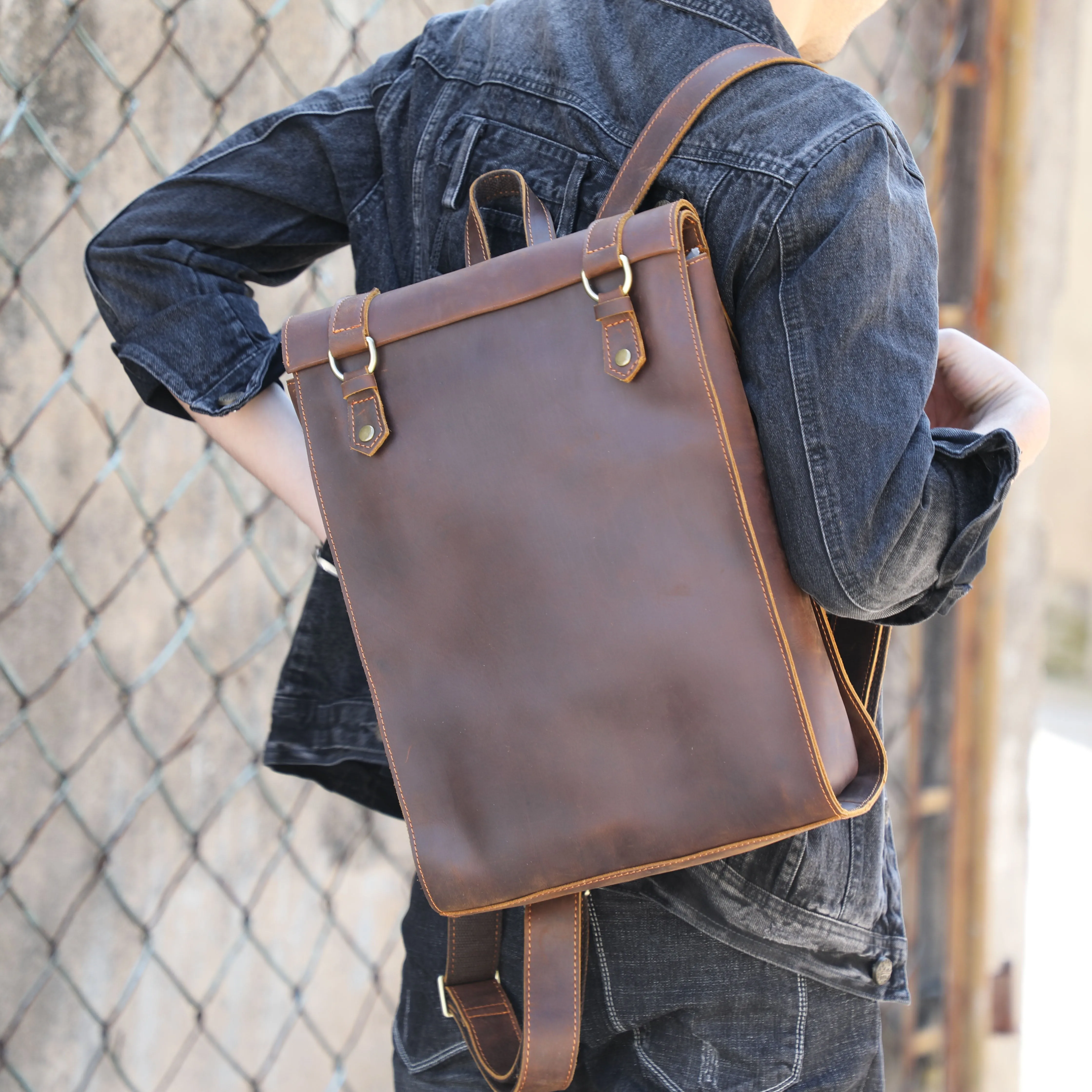 Full Grain Leather Backpack | Uluru