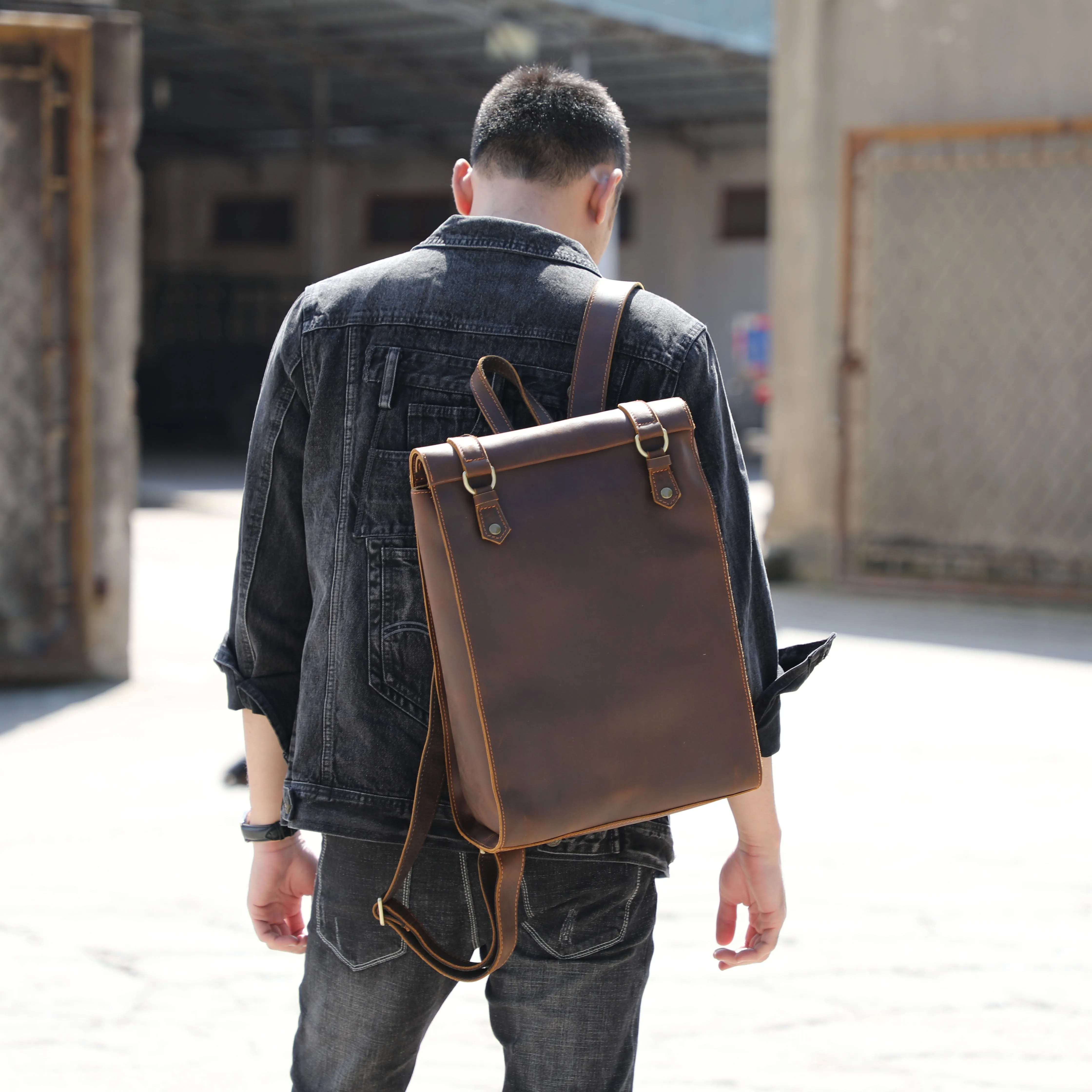 Full Grain Leather Backpack | Uluru