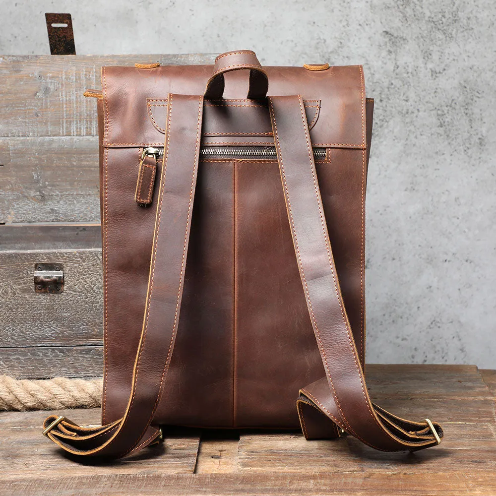 Full Grain Leather Backpack | Uluru