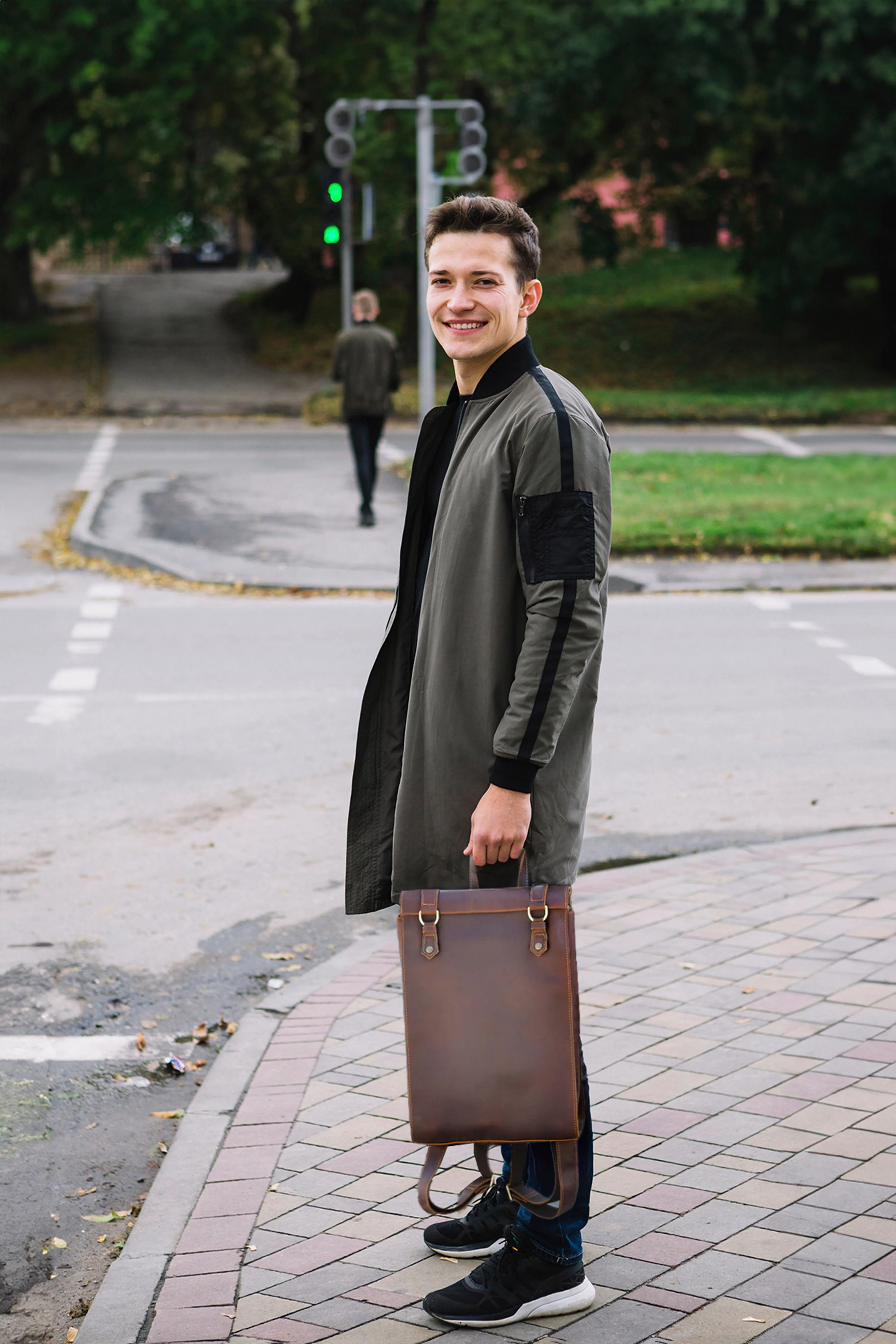 Full Grain Leather Backpack | Uluru