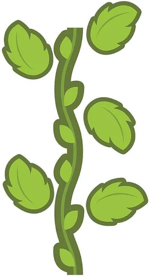 Fun Express Jungle Vine Floor Clings - VBS Vacation Bible School Supplies/Decor - Educational and Learning Activities for Kids - 44 Pieces