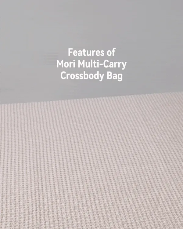 Furry Brown Multi-Carry Crossbody Bag