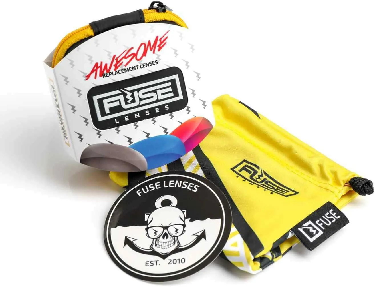 Fuse Lenses Non-Polarized Replacement Lenses Compatible with Wiley X Next (DVX)