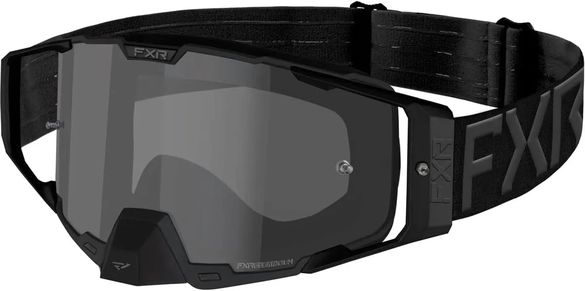 FXR 2023 Combat MX Goggles (BLACK OPS/CLEAR LENS)