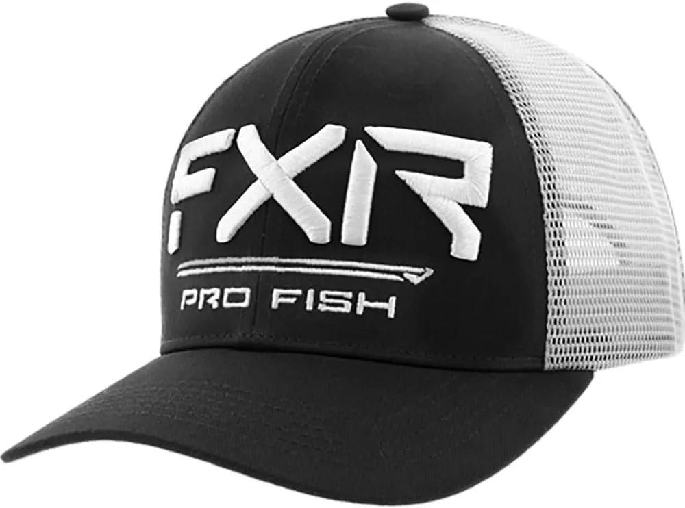 FXR Pro Fish Youth Snapback Hat Black/Bone