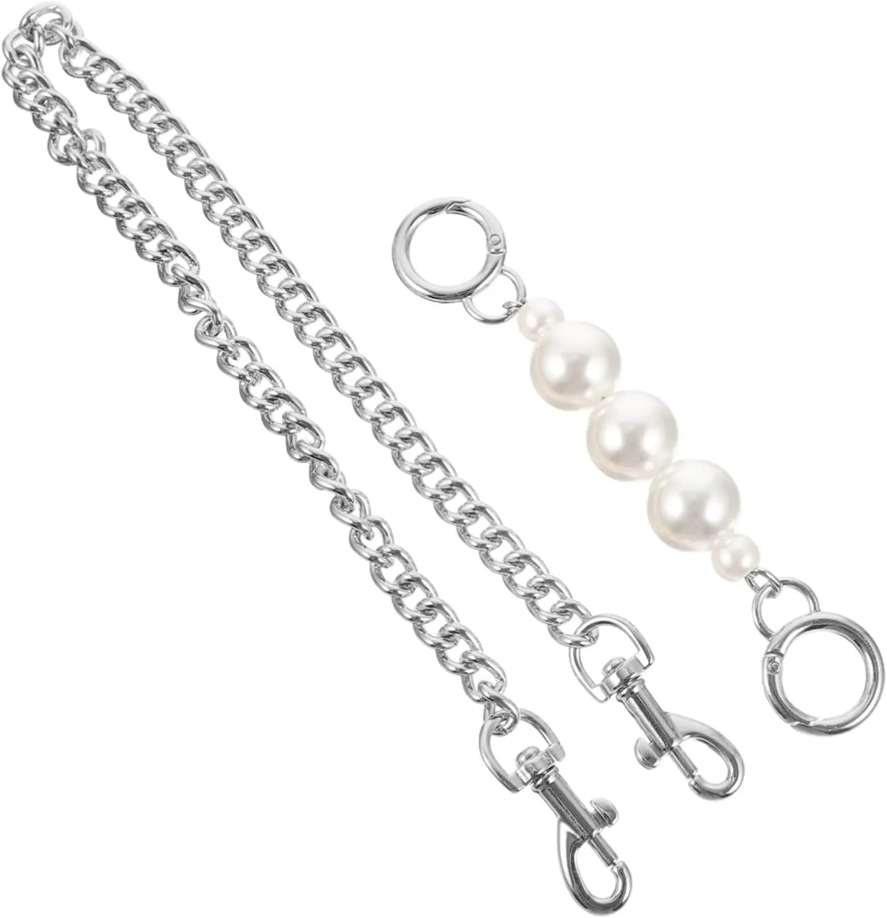 Gadpiparty Pearl Strand Accessories Handbag Replacement Chain Bag Belt Pearl Design