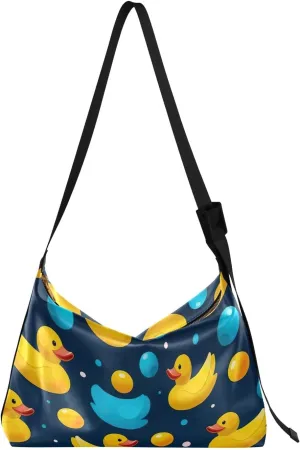 GAIGEO a of Sea Shells and Starfish Lightweight Leather Shoulder Bag, Men's Leather Crossbody Bag, Large Crossbody Bag