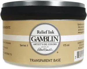 Gamblin Relief Ink Transparent Base 175Ml