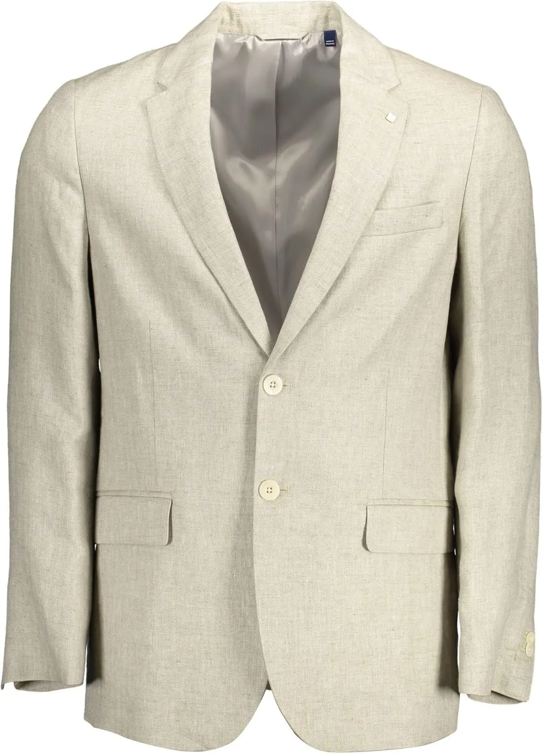 GANT Beige Linen Men Men's Jacket