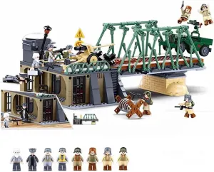 General Jim's Military Brick Building Set - World War 2 Battle of Budapest Building Blocks Model Set for History Enthusiasts Including Teens and Adults
