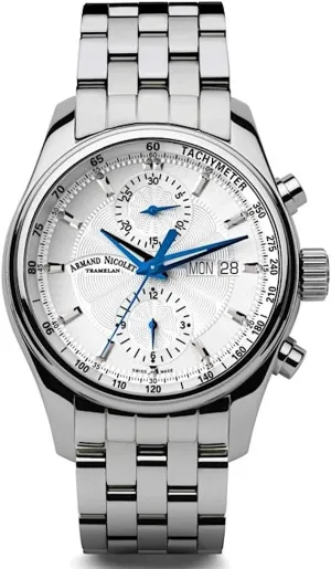 Gents-Wristwatch MH2 Chronograph Day-Date Analog Automatic A647A-AG-MA2640A