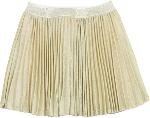 Girls' Spun Gold Plisse Skirt, Sizes 4-12