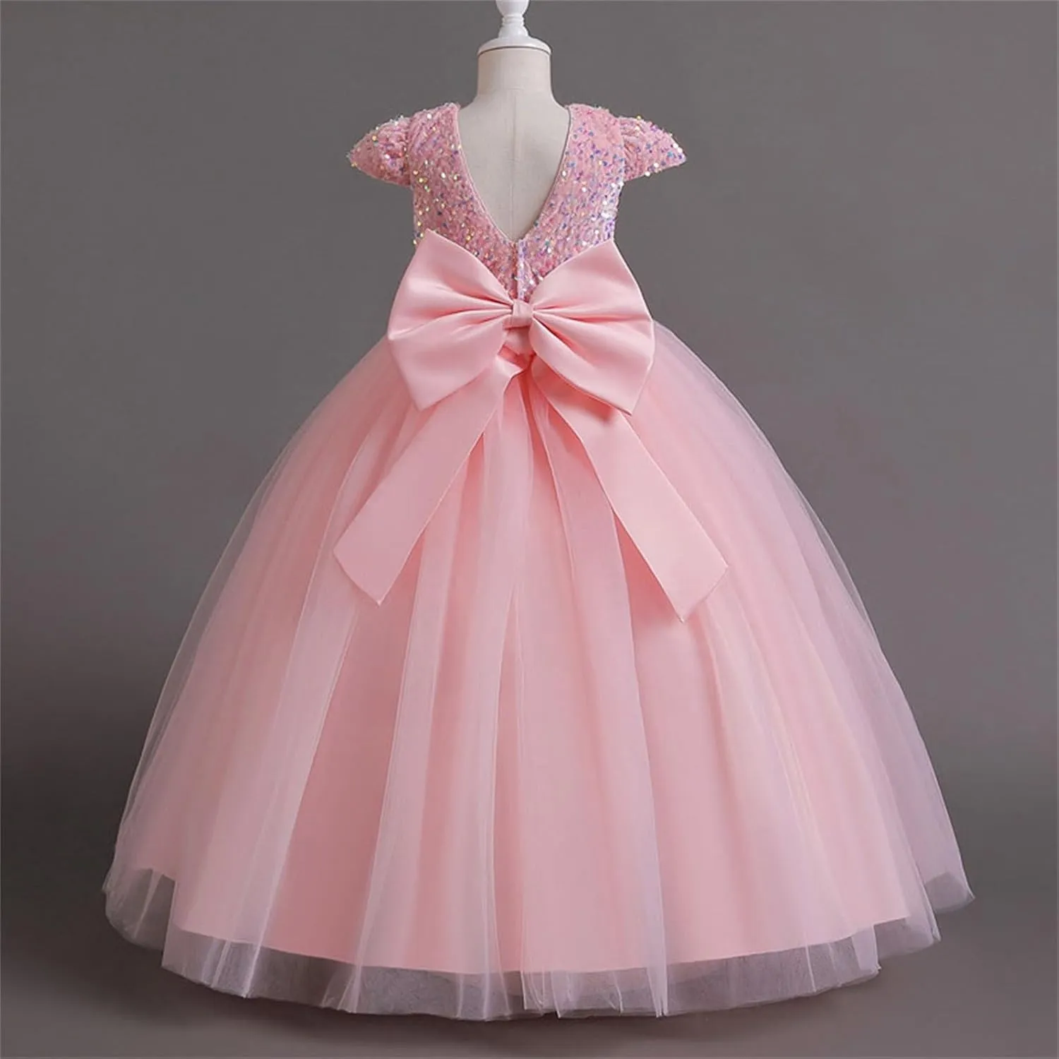 Girls Tutu Dress Infant Tulle Dresses Toddler Sleeveless Sundress Birthday Party Wedding Bridesmaid Evening Dresses