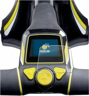 Glass Screen Protector Film compatible with Motocaddy M3 Pro Electric Trolley - Glass-Foil 9H Protection [Scratch Resistant, High Clarity]