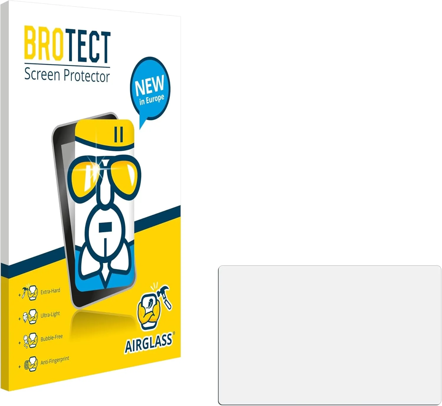 Glass Screen Protector Film for Swissphone Trio - Glass-Foil 9H Protection [Scratch Resistant, High Clarity]