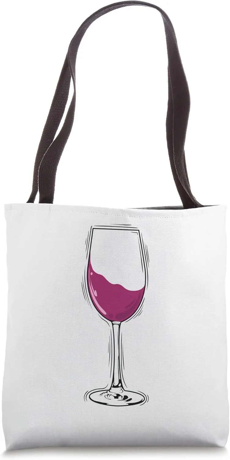 Glass Wine Connoisseur Tote Bag