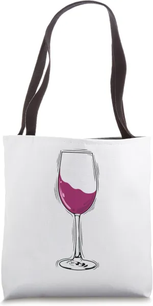 Glass Wine Connoisseur Tote Bag