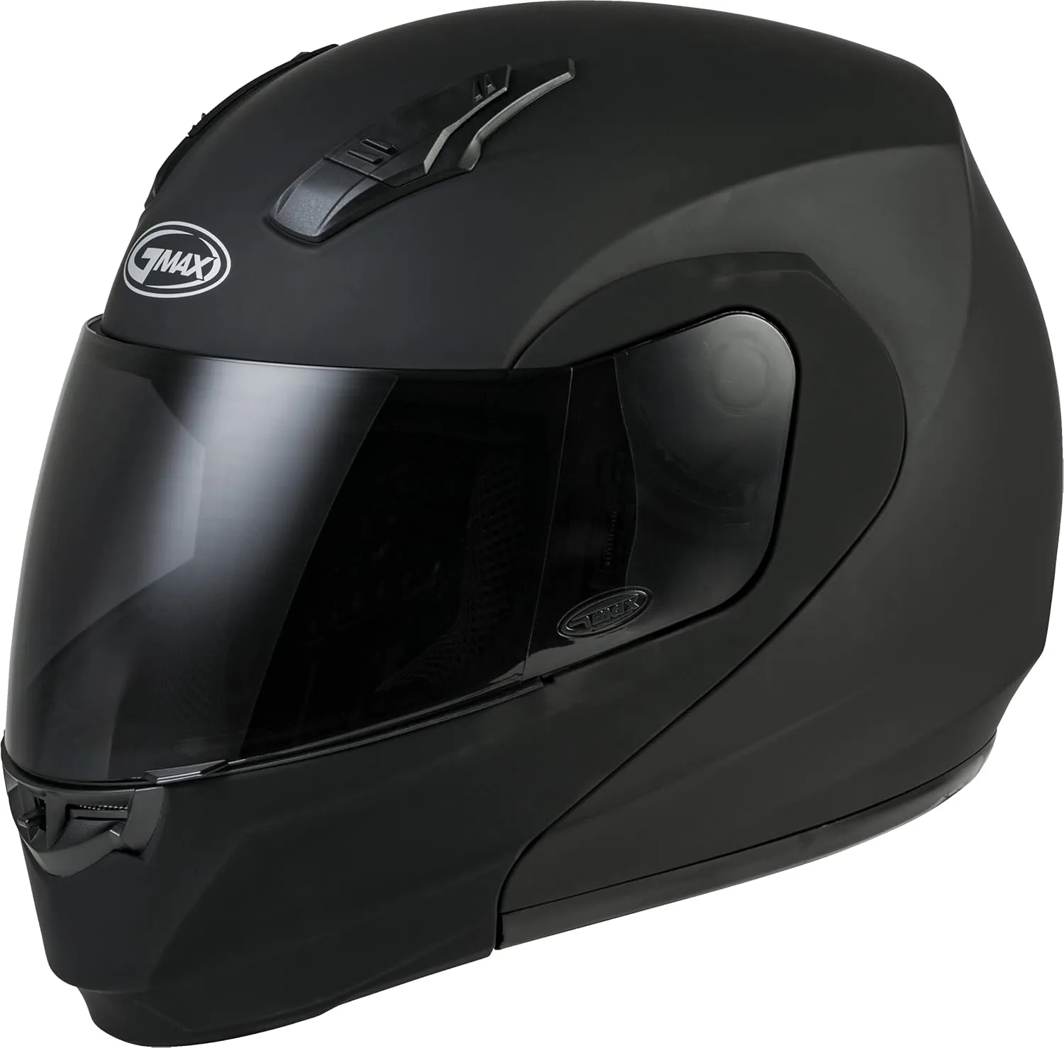 GMAX MD-04 Modular Helmet (Matte Black, Large) - FMVSS 218 Approved