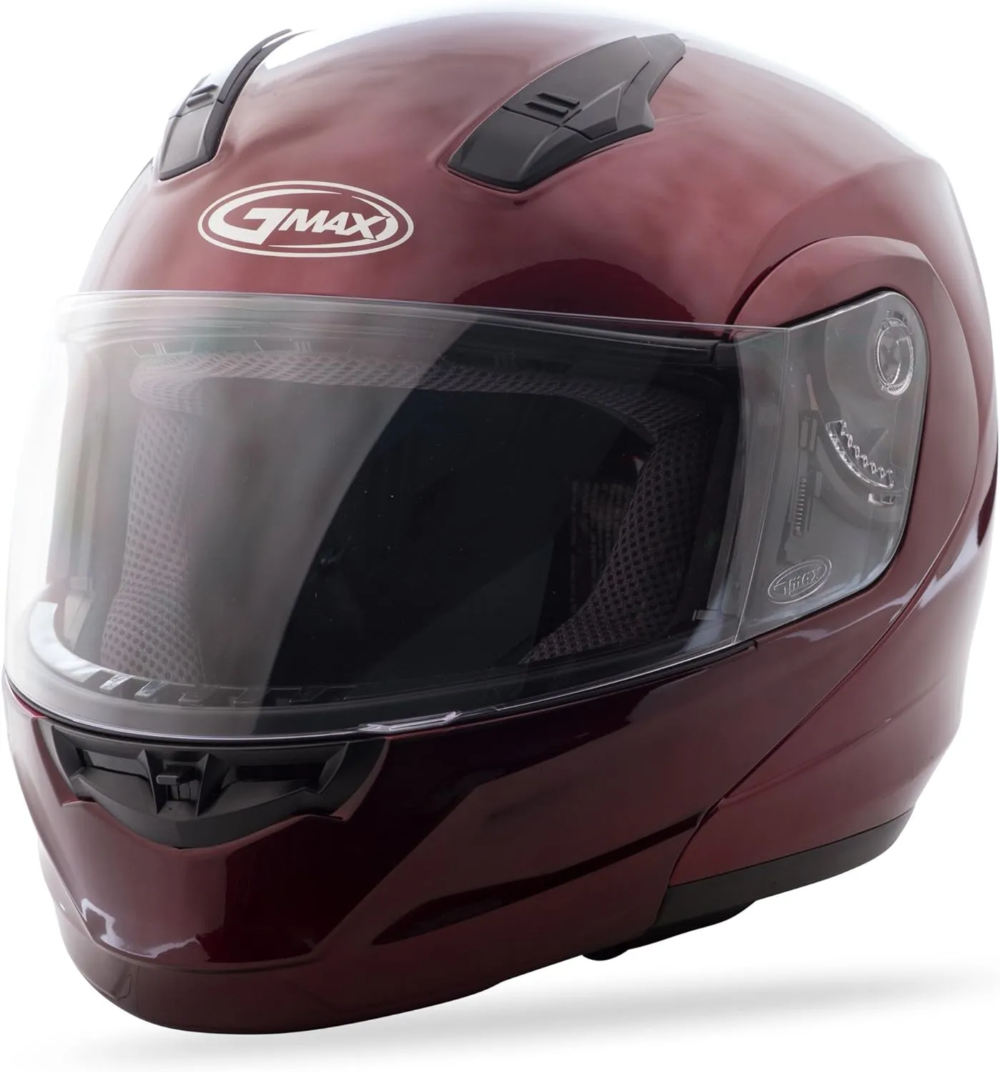 GMAX MD-04 Modular Helmet (Wine Red, 2X-Large) - FMVSS 218 Approved