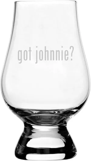 got johnnie? Etched Crystal Whisky 5.9oz Snifter Tasting Glass