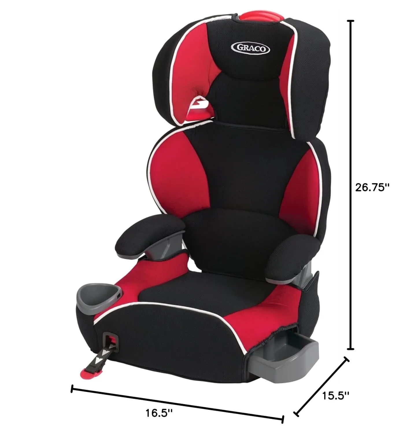 Graco Affix Highback Booster Seat with Latch System, Atomic