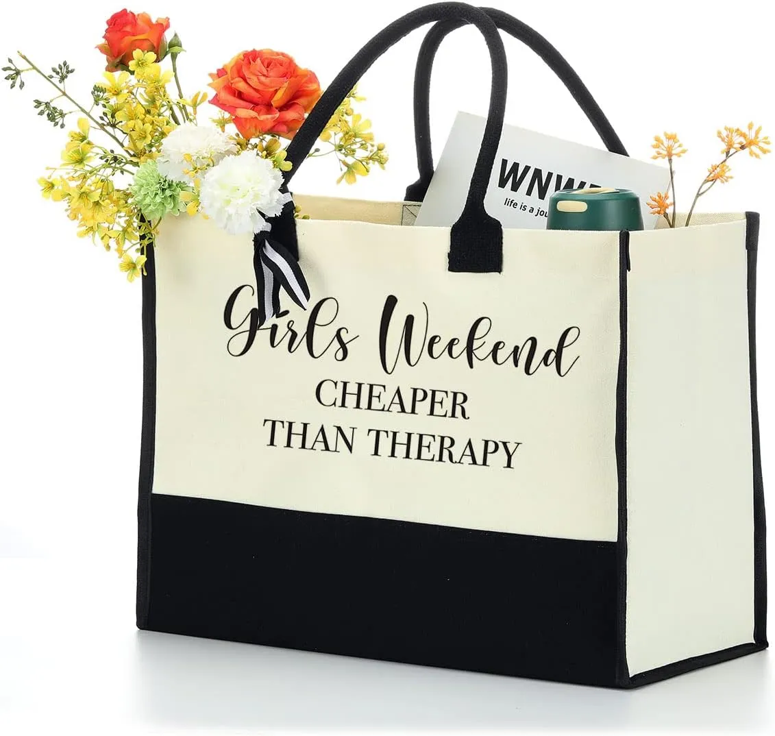 Grandma Gifts Canvas Tote Bag - Birthday & Appreciation Gift for Women Grandmother - Waterproof Beach Bag