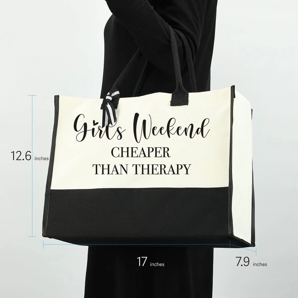 Grandma Gifts Canvas Tote Bag - Birthday & Appreciation Gift for Women Grandmother - Waterproof Beach Bag