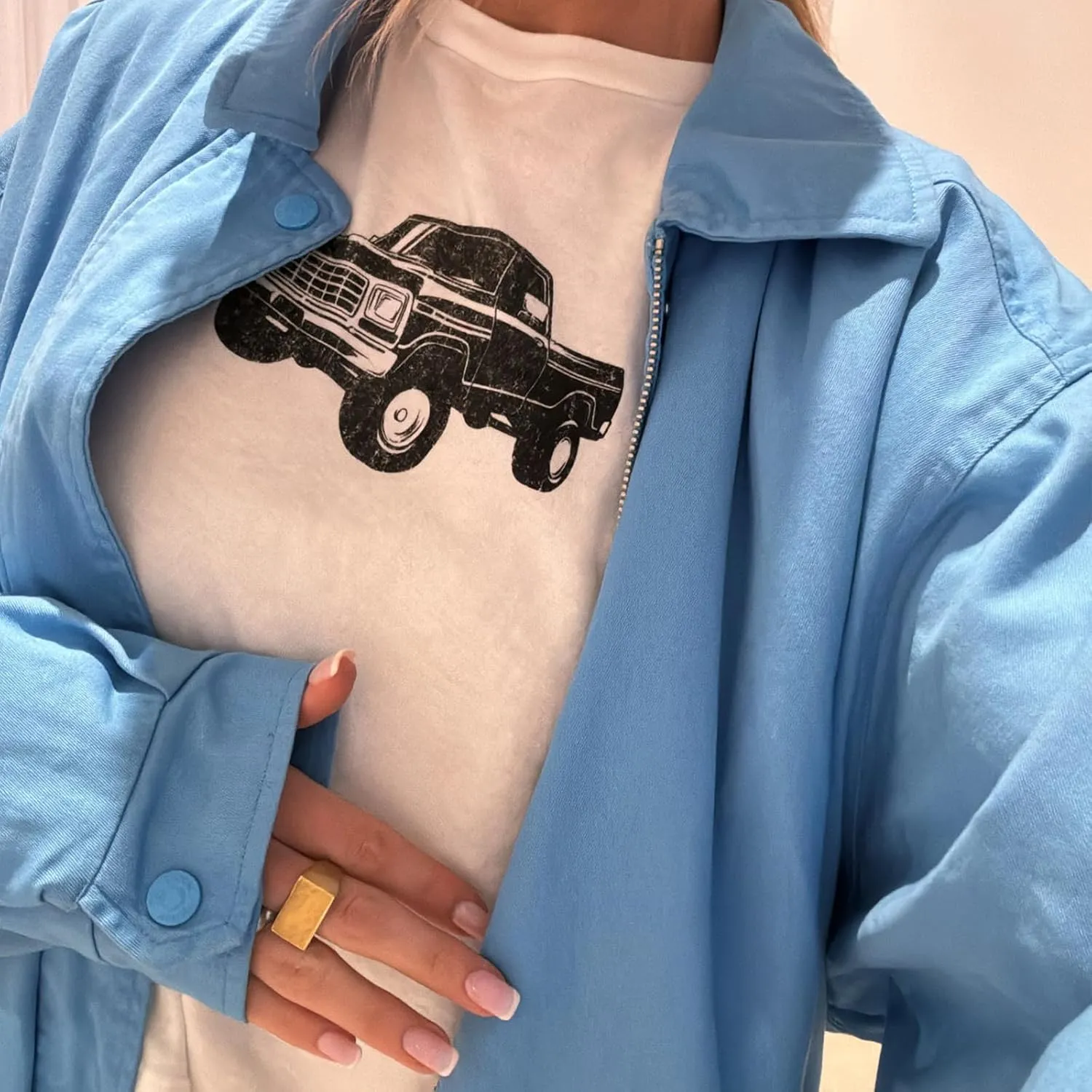 Graphic Baby Tees for Women Teenagers Y2k Flower Print Crop Tops Vintage 90s Aesthetic Grunge Tees Summer Shirts