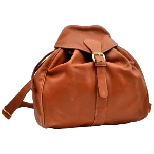 Gucci brown leather backpacks