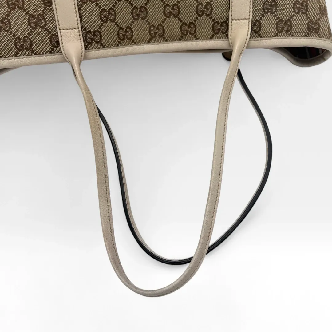 Gucci Handtasche Interlocking GG Shopper monogram beige