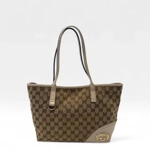 Gucci Handtasche Interlocking GG Shopper monogram beige